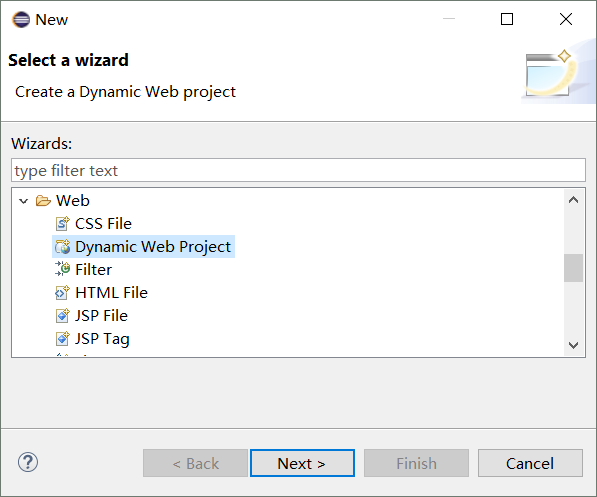 建立DynamicWebProject