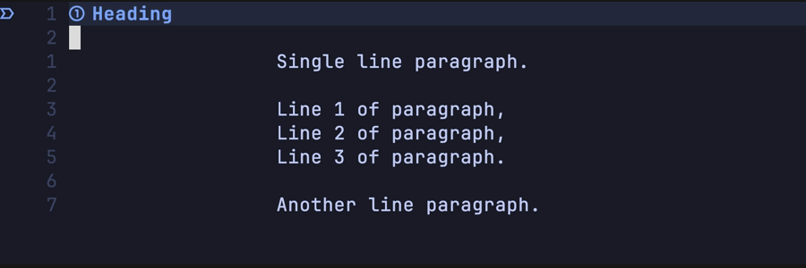 Paragraphs · MeanderingProgrammer/render-markdown.nvim Wiki · GitHub