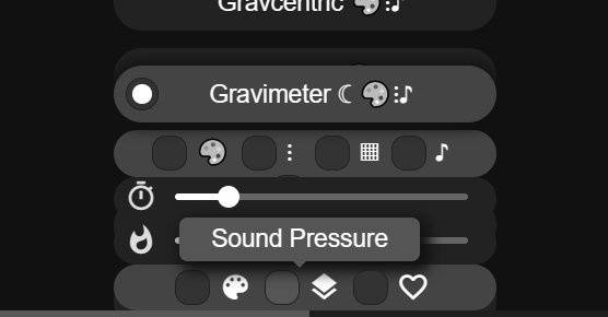 Gravimeter-Soundpressure