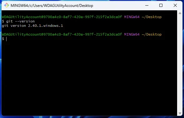 Git Bash