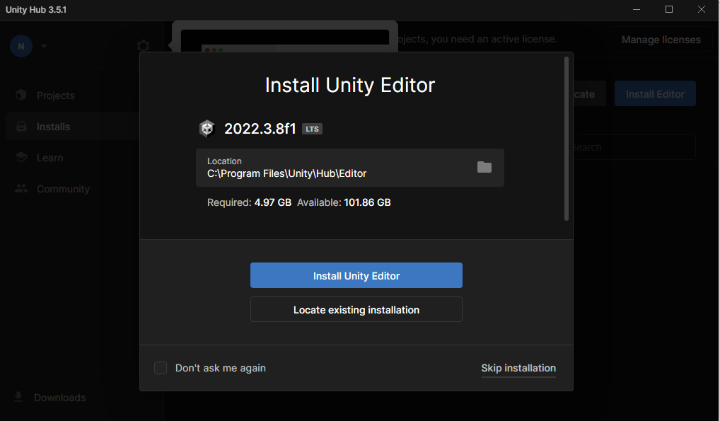 Editor Install