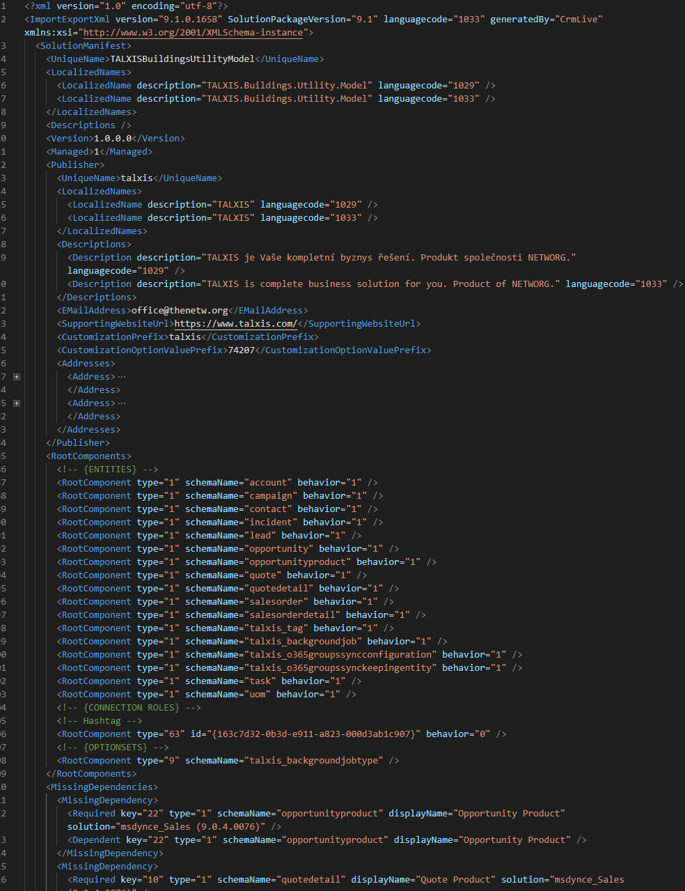 solution-xml