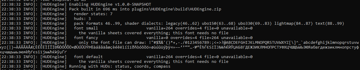 The compile report