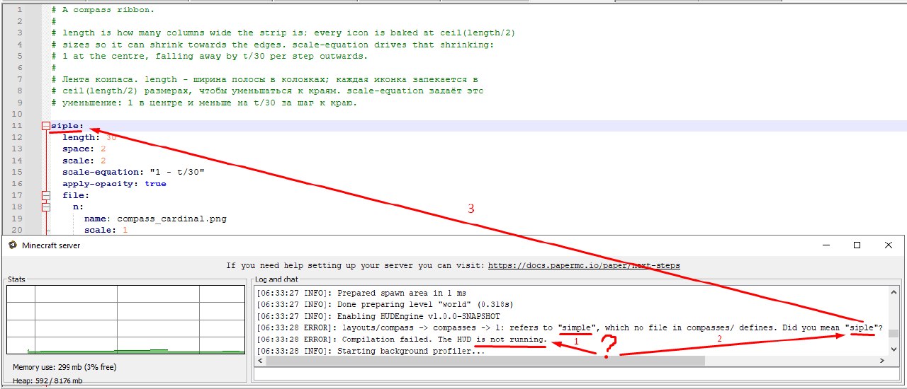Validation error