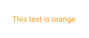 Custom Formatter Image - Orange Text