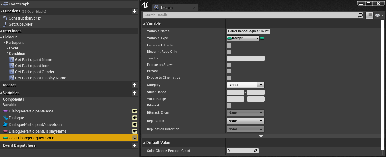Example Tutorial Blueprint · NotYetGames/DlgSystem Wiki · GitHub