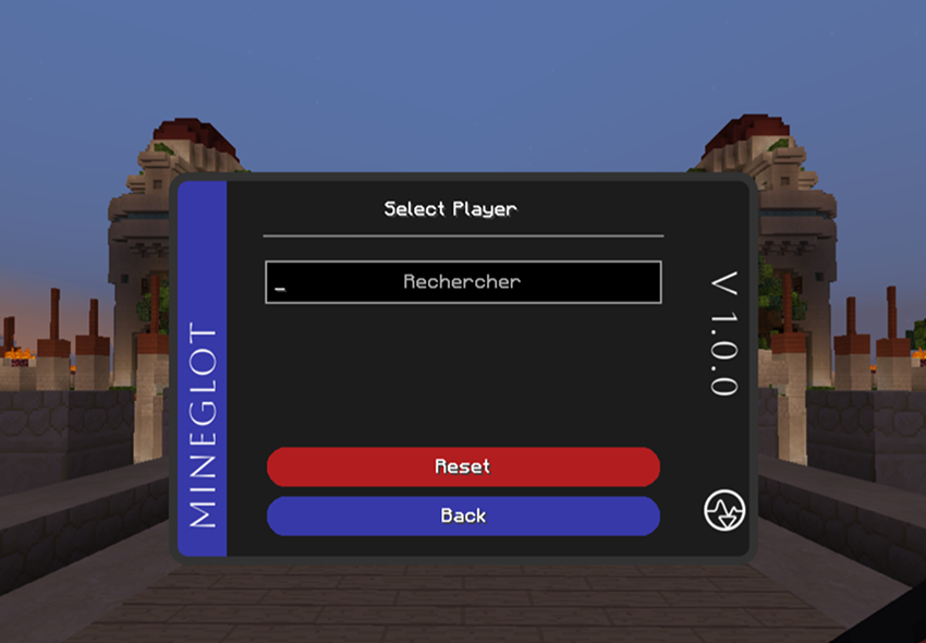 Target player screen
