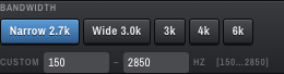 BANDWIDTH block