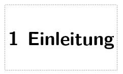 Überschriften als Frames