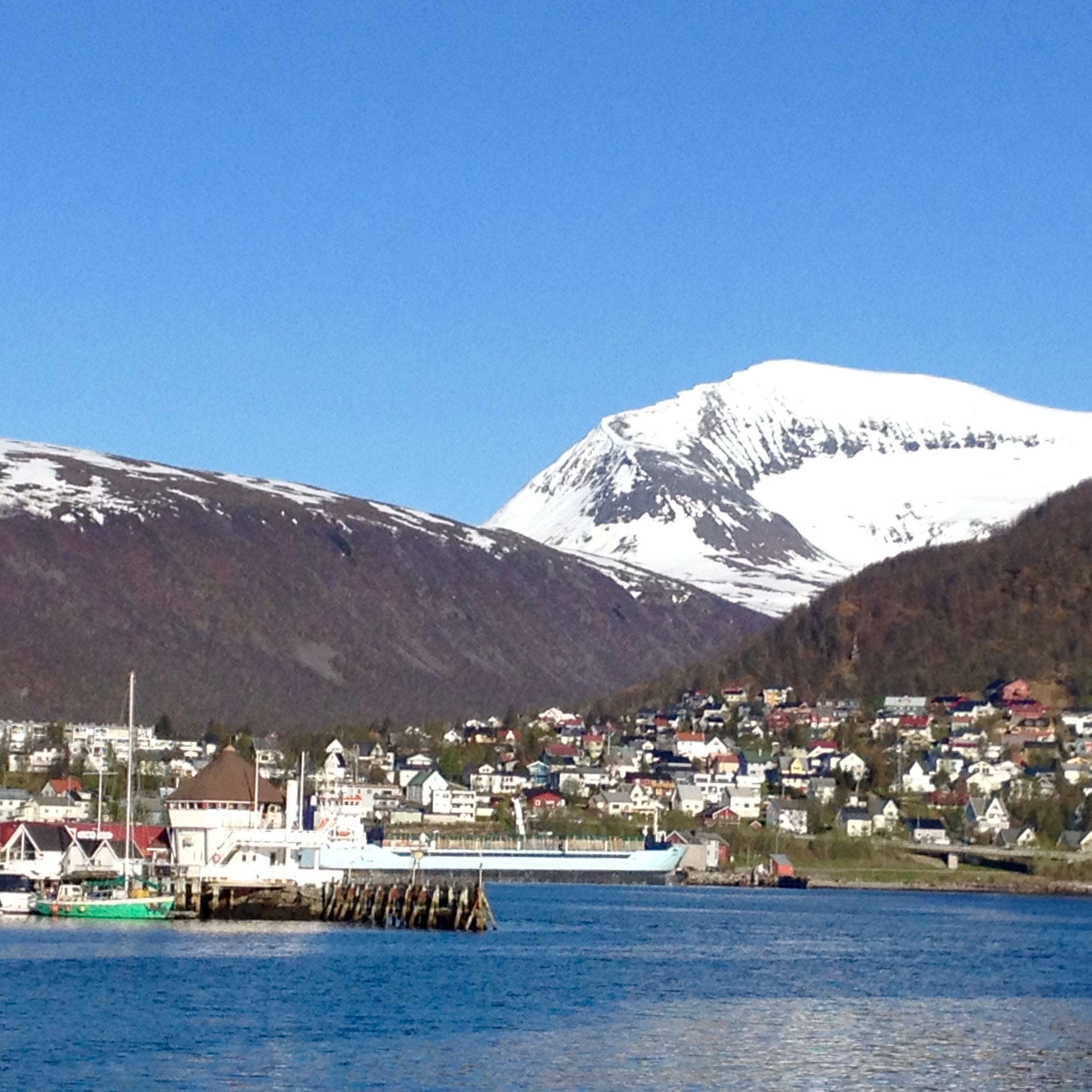 Sun, sea and snow in Tromsø during my visit to Norsk Polarinstitutt