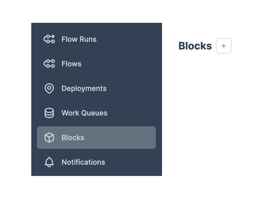 blocks menu
