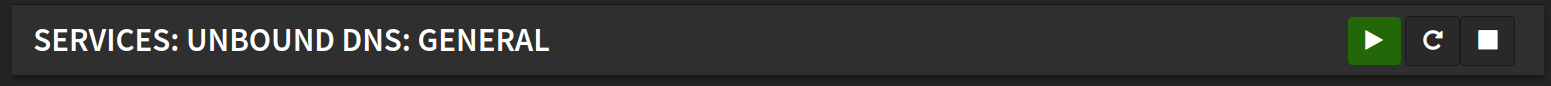 Unbound DNS Restart