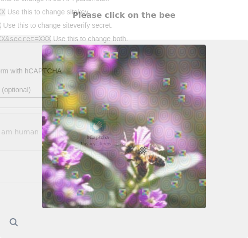 default @ please click on the bee