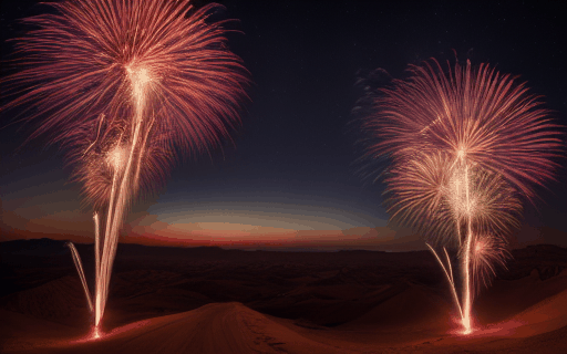 inference-fireworks_in_desert_night.gif