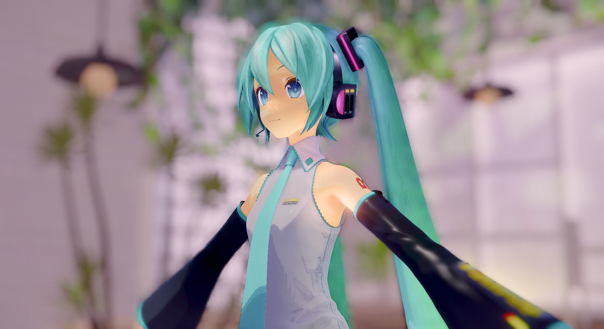 Toon look render example