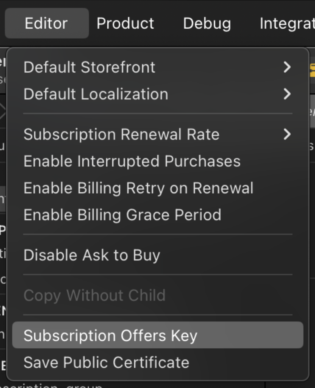 Find Subscription Offers Key