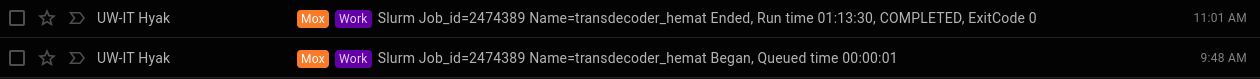 Hemat transdecoder runtime