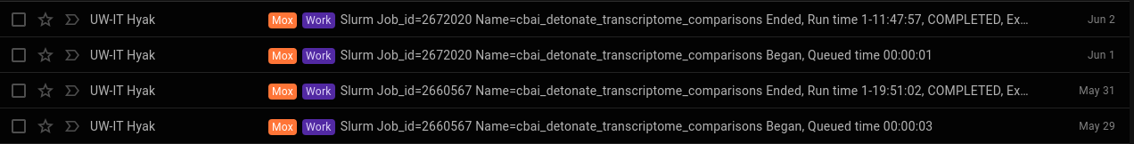 cbai transcriptome comparisons runtime