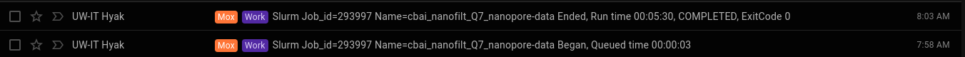 NanoFilt runtime on C.bairdi Q7 filtered NanoPore reads