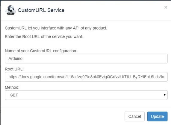 Fig 1. Create a new custom service