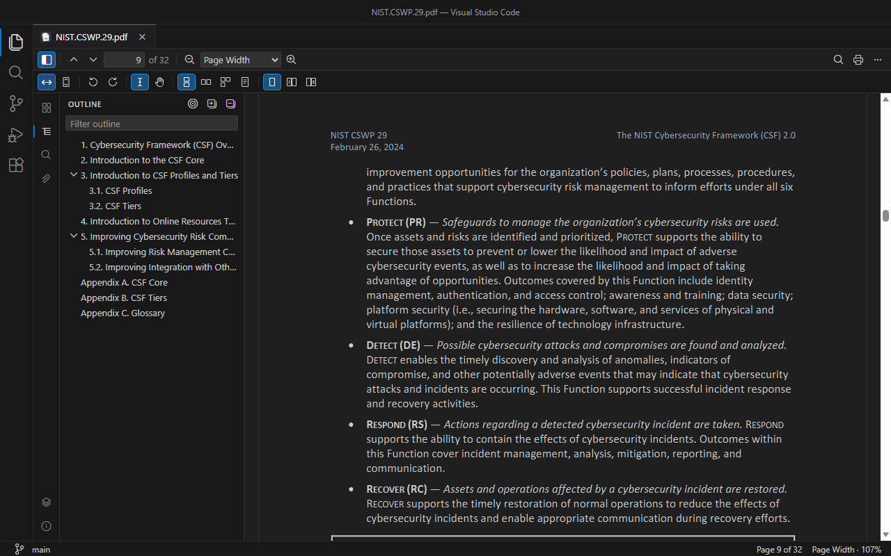 Outline panel and Match Theme Colors in a dark theme