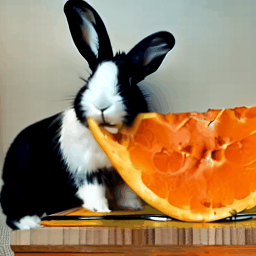 rabbit-watermelon_smooth_a rabbit is eating an orange.gif
