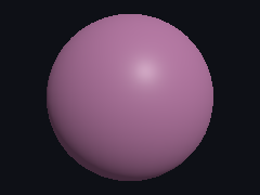 A node graph shifts a sphere from orange to blue and back