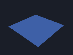 A simply supported square plate bends under a growing pressure