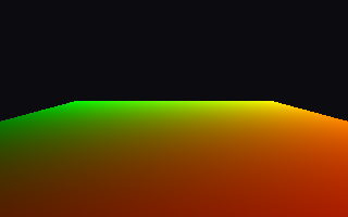 Perspective-correct uvs sit beside an affine floor that bends