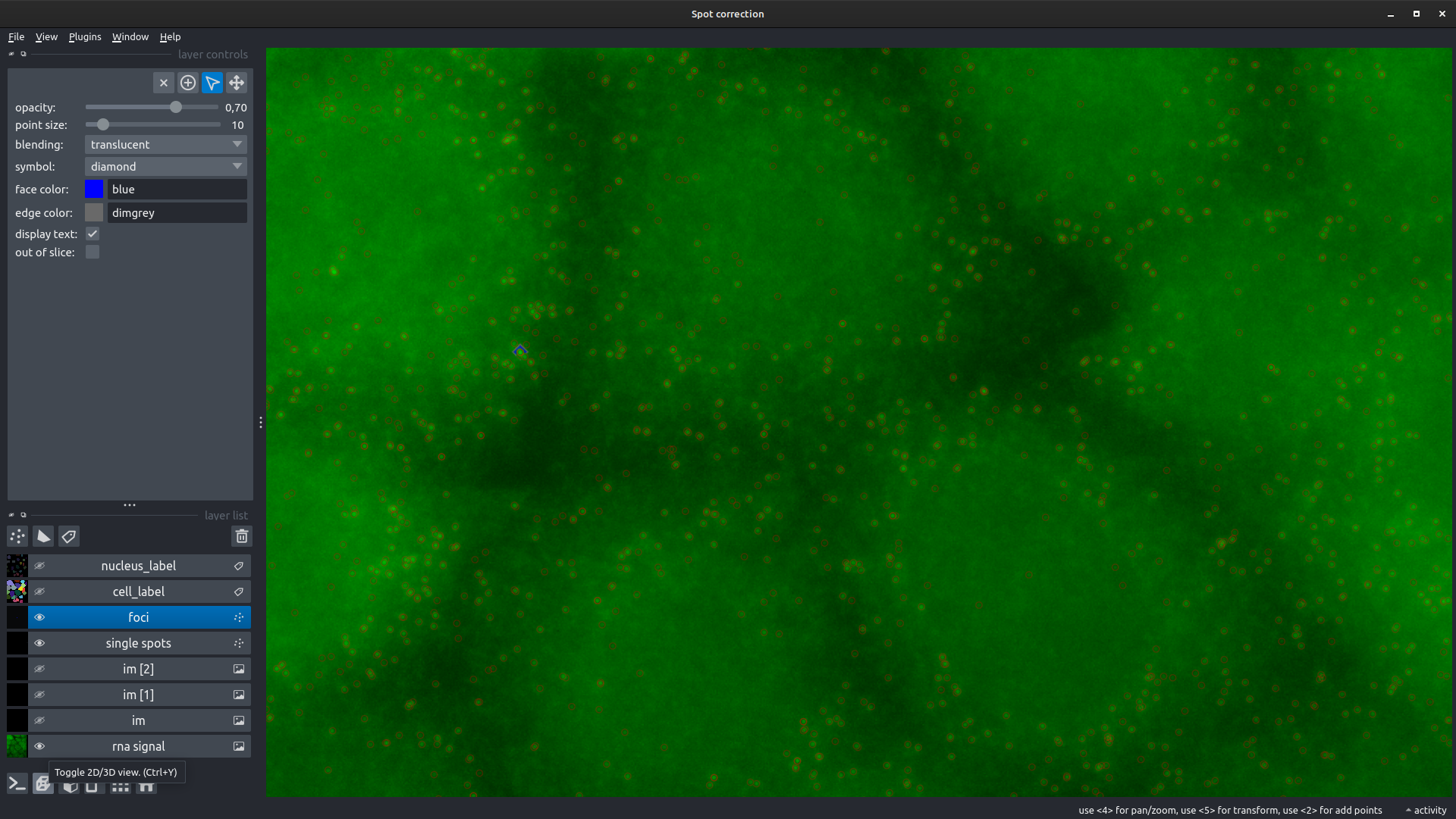 2D max projection