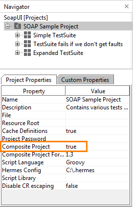 Composite Project property