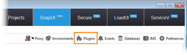 Plugin Manager Toolbar Item