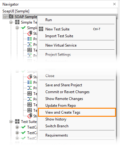 View and Create Tags Option