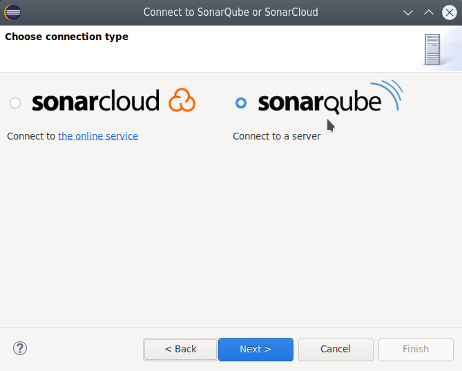 Select SonarQube