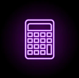calculator-neon-icon-elements-finance-260nw-1371630509.png