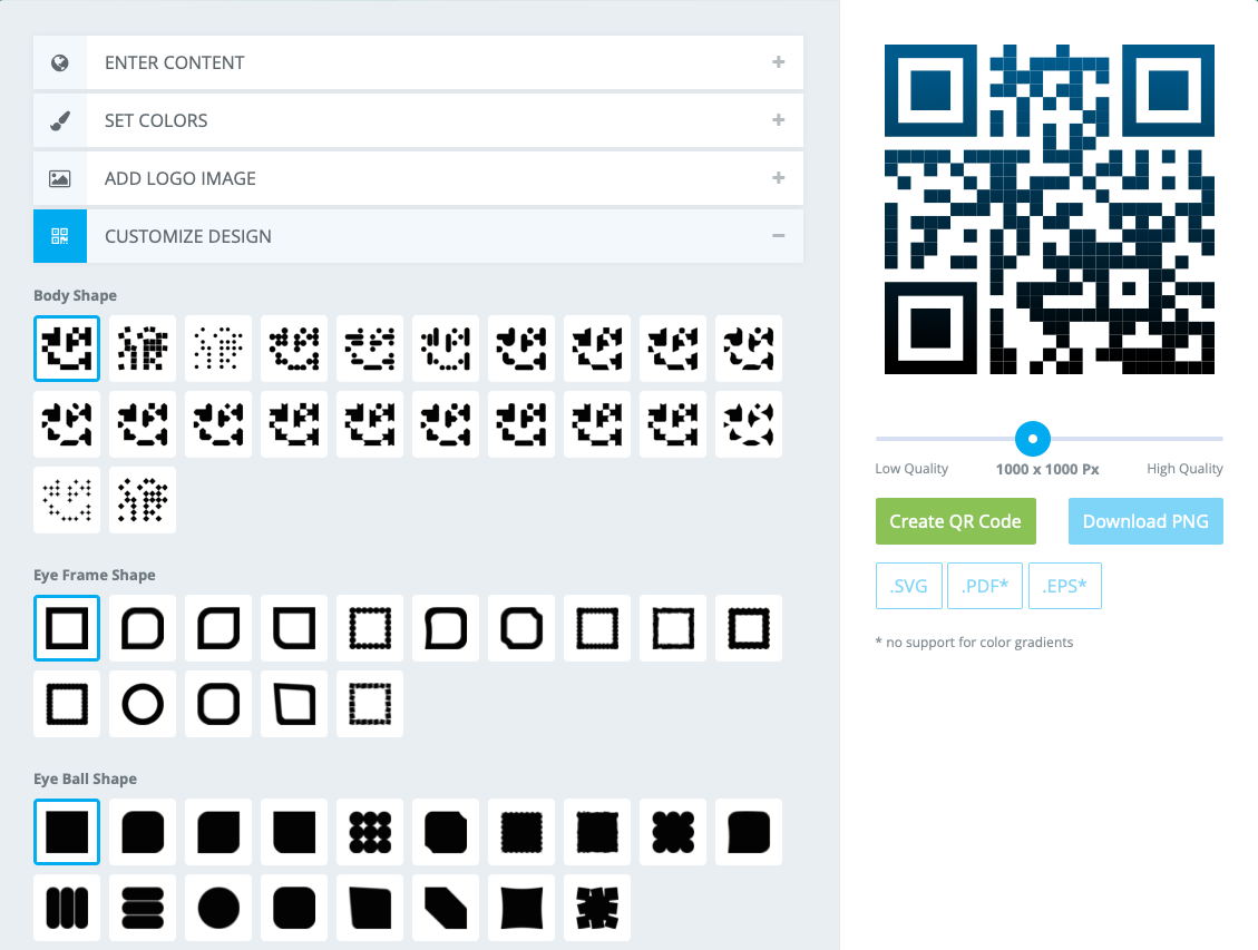 QRCode Monkey Screenshot