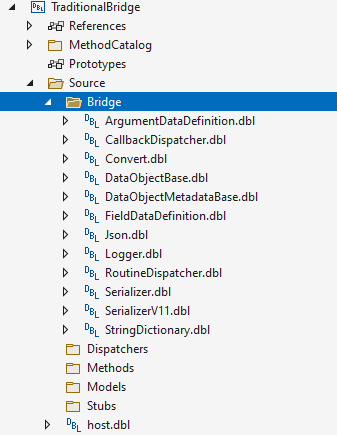 TraditionalBridge library code