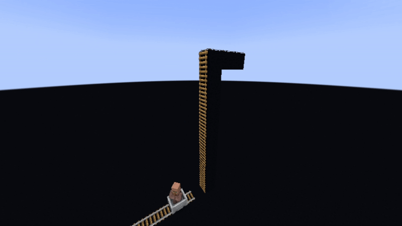 Vertical Rails with Ladders! (LadderCart [1.20x]) Minecraft Data Pack