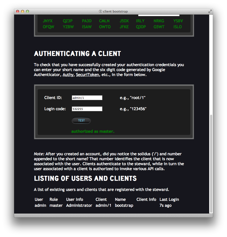 d3 authentication client