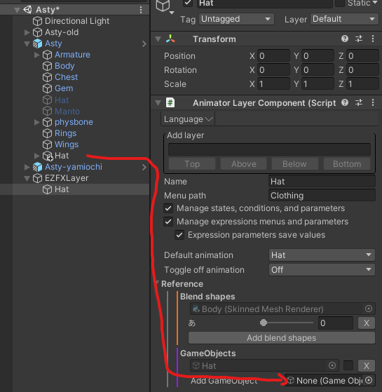 configure Hat reference