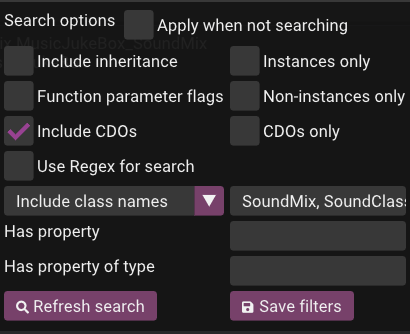live-viewer search options