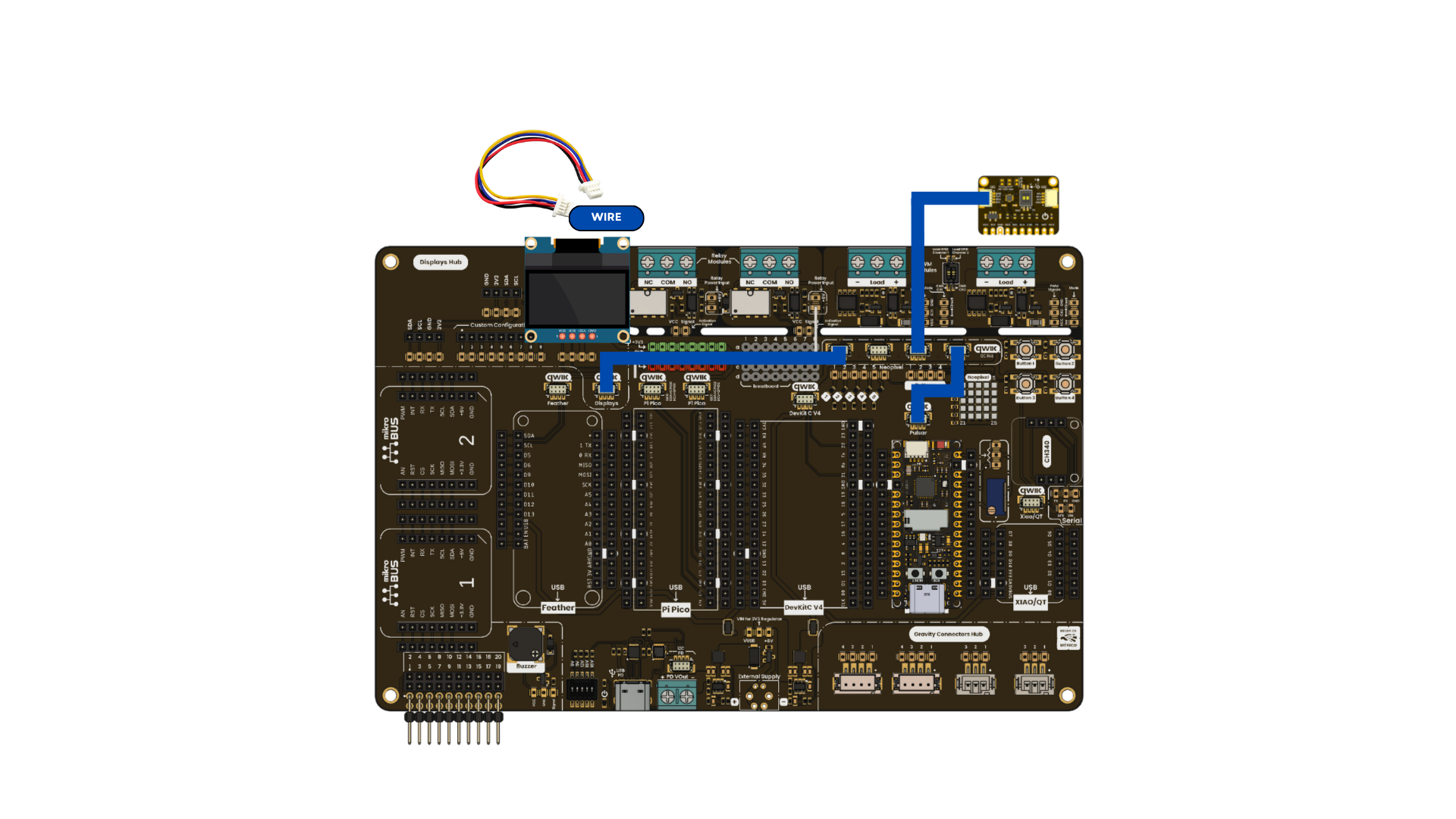 DevLab, Grove, QWIIC, and STEMMA connection