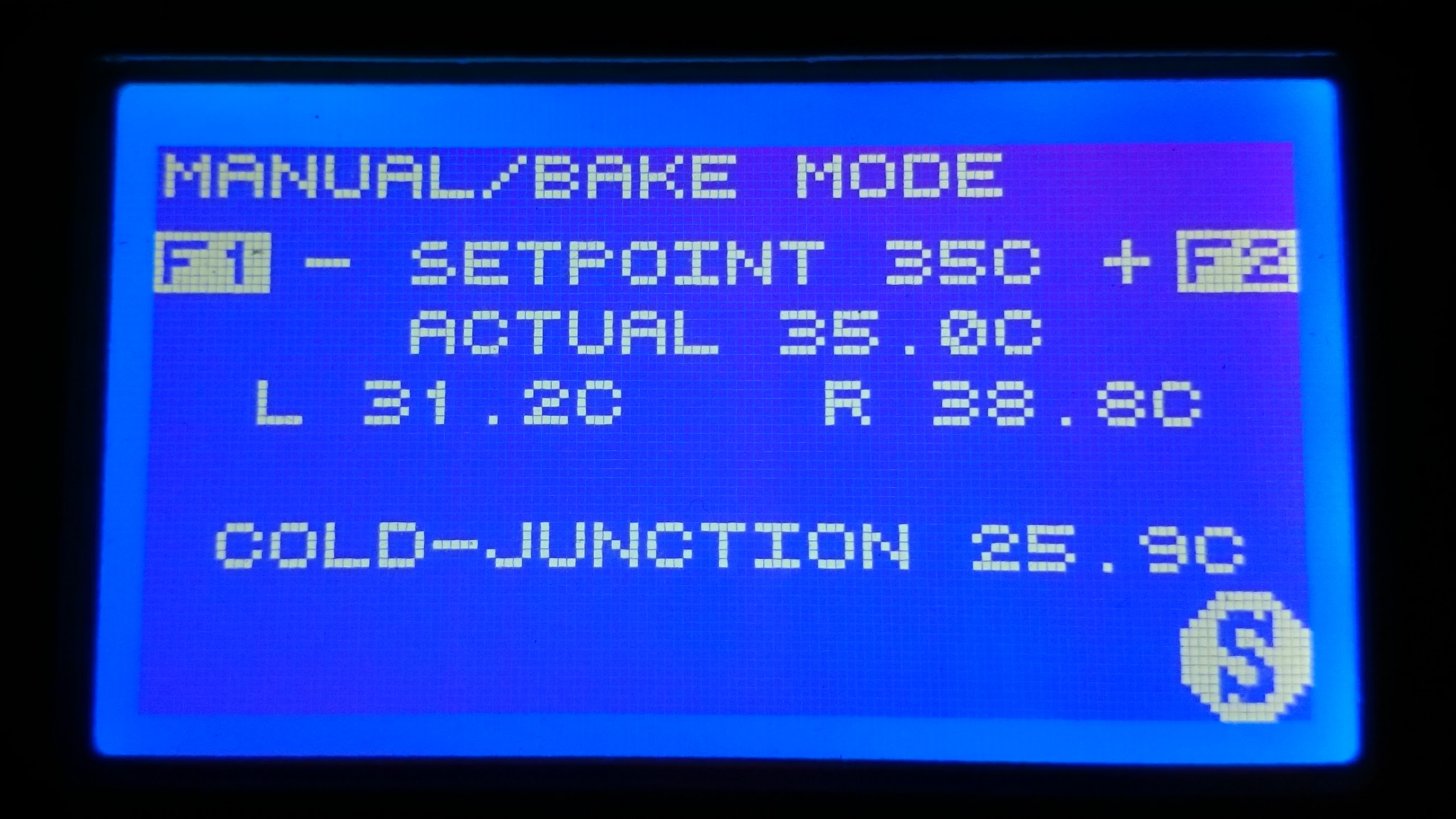 Bake mode/manual UI
