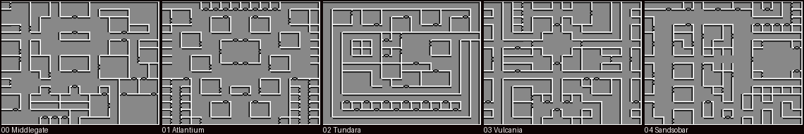 Town auto-maps