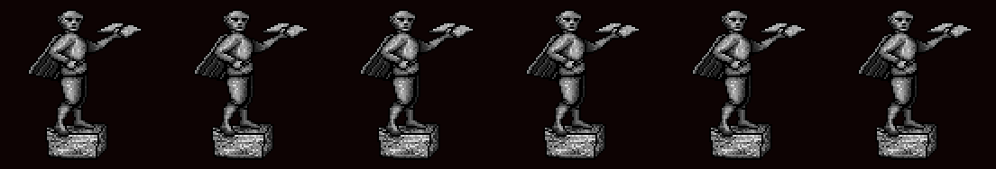 Guild statue contact sheet