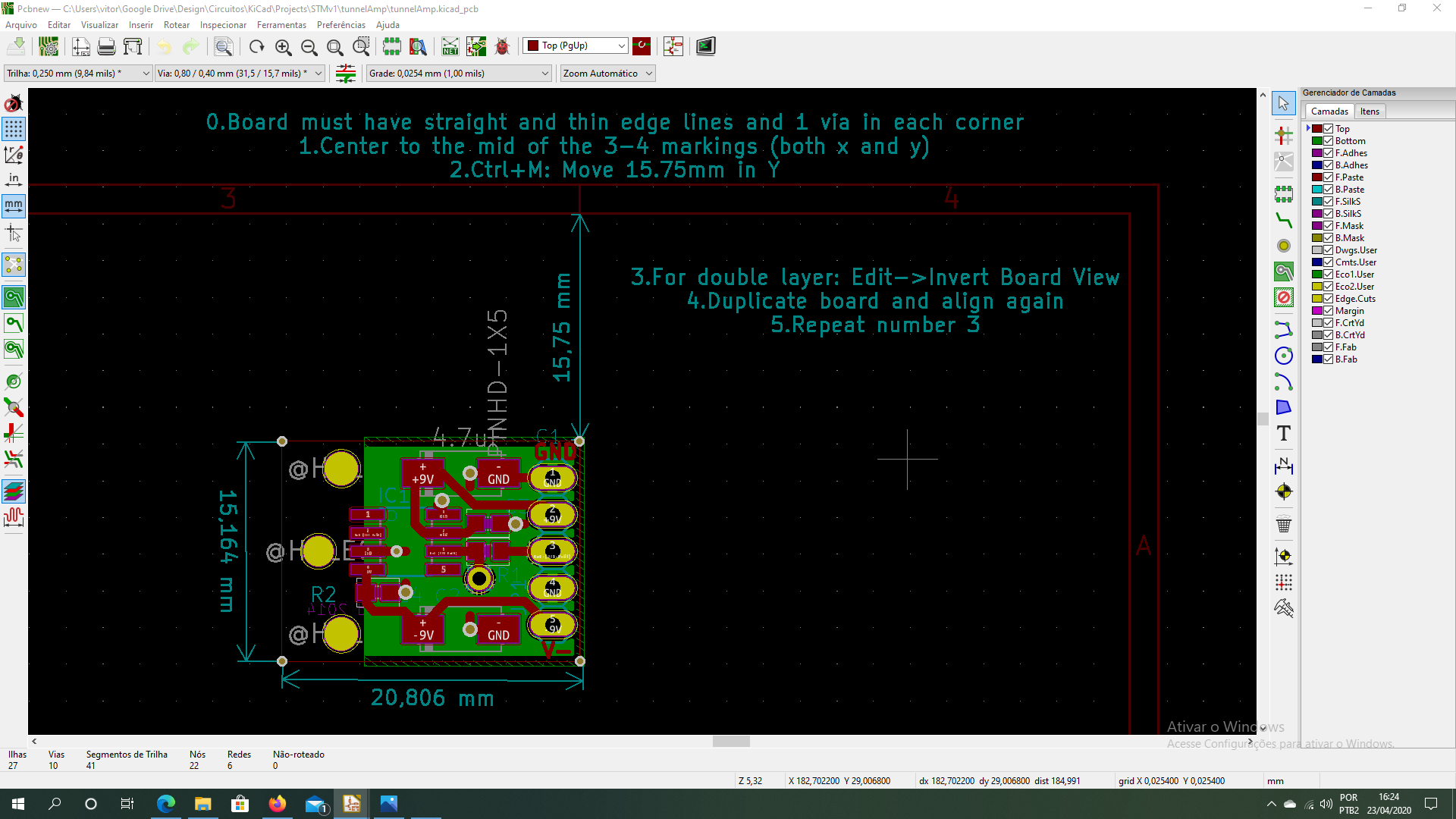 Alinhamento com régua impressa KiCad.png