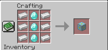 The Nether Reactor Core crafting recipe