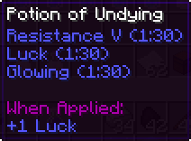 Potion Effects Undying