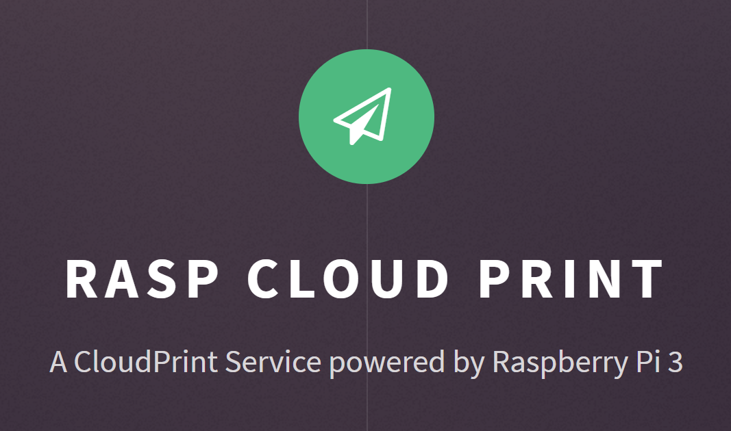 Raspberry Pi Cloud Print