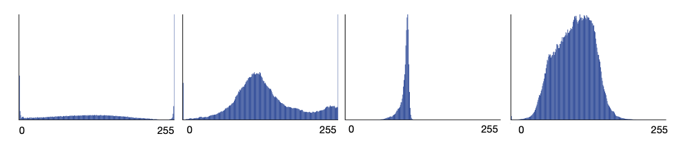 Fig 6. Example distributions from the model